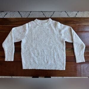 American Eagle Light Gray Knit Sweater - Cozy Neutral Pullover